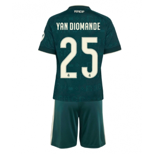 Real Madrid Yan Diomande #25 Maglia Gara Trasferta Repliche 2026-27 Bambino Maniche Corte Real Madrid Yan Diomande #25 Maglia Gara Trasferta Repliche 2026-27 Bambino Maniche Corte